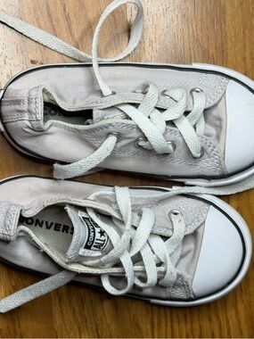 Converse grey trainers, Size US 8 kids #sneakers #converse